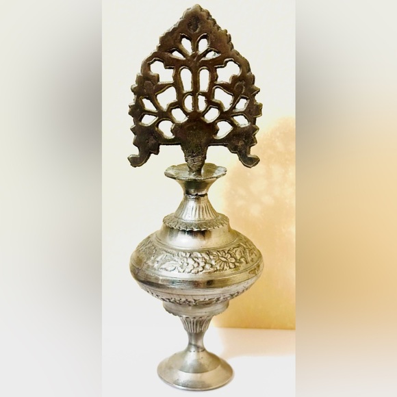 Other - Vintage Elegant Silver Egyptian Pharaohs Kohl’s (eyeliner )Pot 
5 1/2 inches